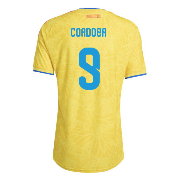 2026-2027 Colombia Authentic Home Shirt (Cordoba 9)-SoccerKits Hub | Buy Soccer Jerseys Online